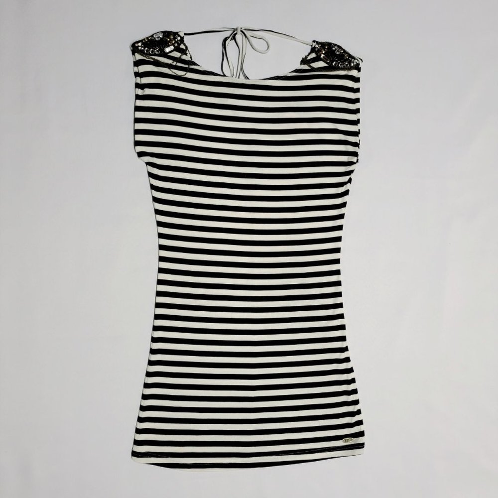 Candie's Striped Bodycon Dress